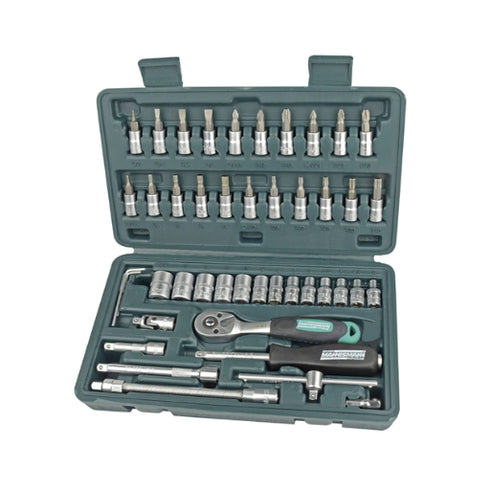1/4" Socket Set 46pcs CR-V | VPA/GS 10-Year Warranty