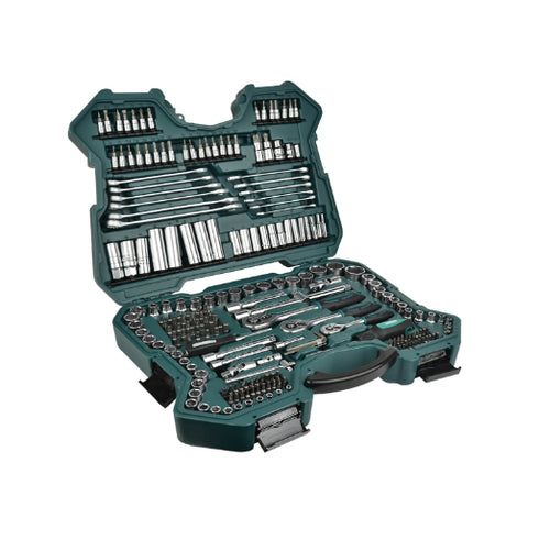 215-Piece Ratchet & Socket Set 1/4" + 3/8" + 1/2"