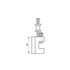 4494-D Tool Holder for Square Boring Bars (TYPE D) BISON sketch