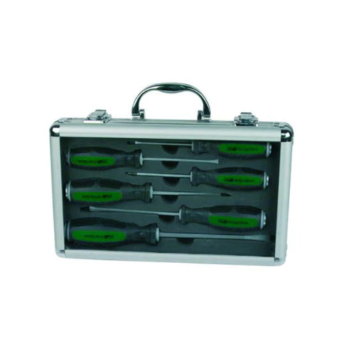 6-Piece Go-Through Screwdriver Set (Chrome Vanadium)