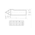60° Thread Cutting Toolholder HSS / HSSCo5 | M, UNC, UNF, NPT