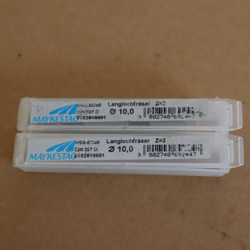 Aluminum End Mill Ø10 HSS-ECo8 DIN327 2Z, MAYKESTAO