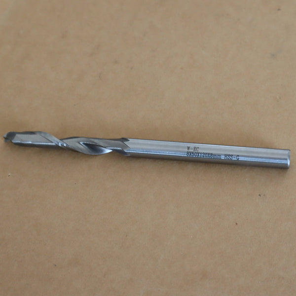 Aluminum End Mill Ø8x50x120x8mm HSS-G, ELEF