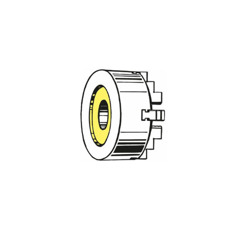 B3274 3-Jaw Scroll Lathe Chuck DIN 6350 (Plain Back) BISON SKETCH