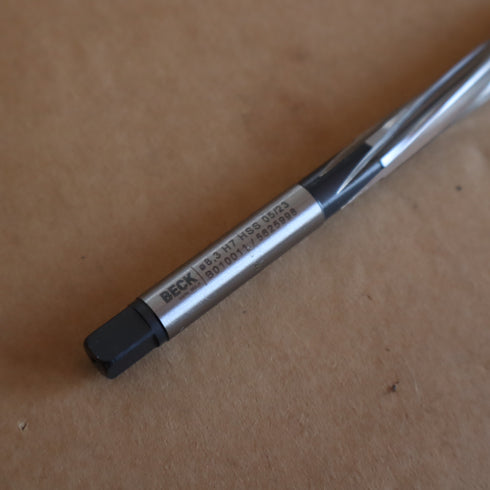 BECK HSS Hand Reamer Ø8.3 H7 Made in Germany