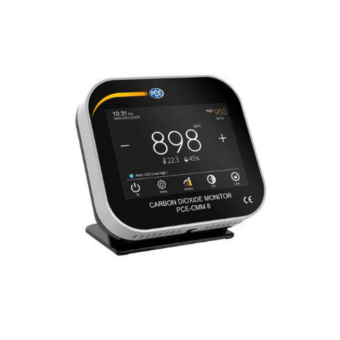 CO2 Detector - Hygrometer - Thermometer - Wall-Mounted