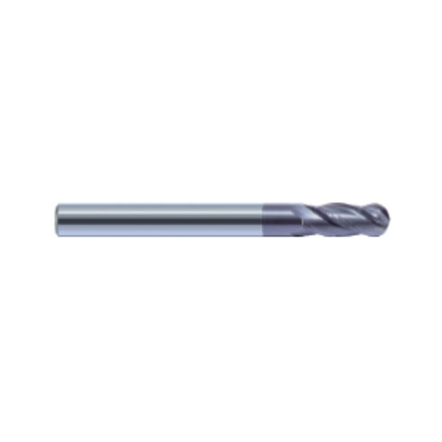 Carbide Ball Nose Long Coated End Mill 4F, GM-4BL