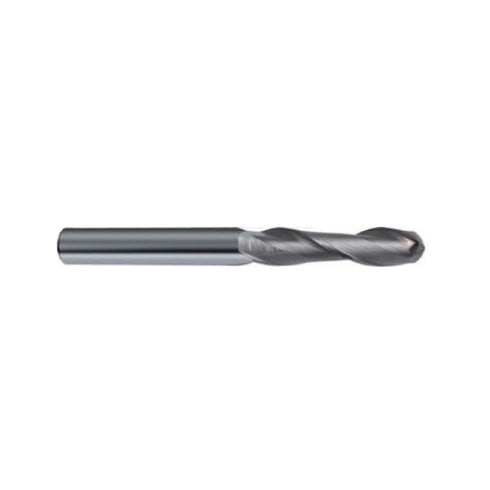 Carbide End Mill 2F Radius Uncoated