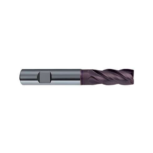 Carbide End Mill 4F with Weldon Shank, 64551