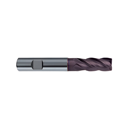 Carbide End Mill 4F with Weldon Shank, 64551