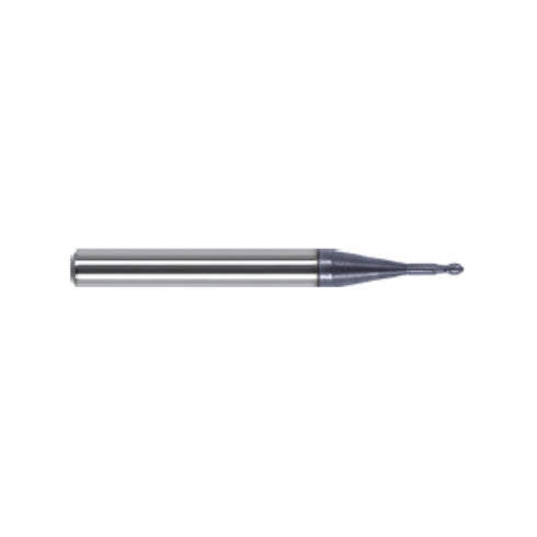 Carbide Mini End Mill 2F with Corner Radius, GM-2BP