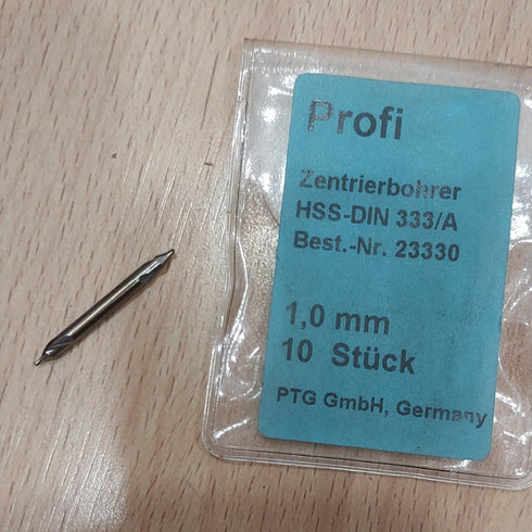 Center drills Φ1 HSS, PTG