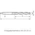 Cobalt HSSCo Taper Drill with Reinforced Shank 5xD DIN346, 71313 Dimensions