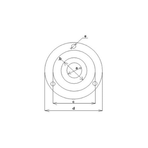 Collet chuck with flange dimensions