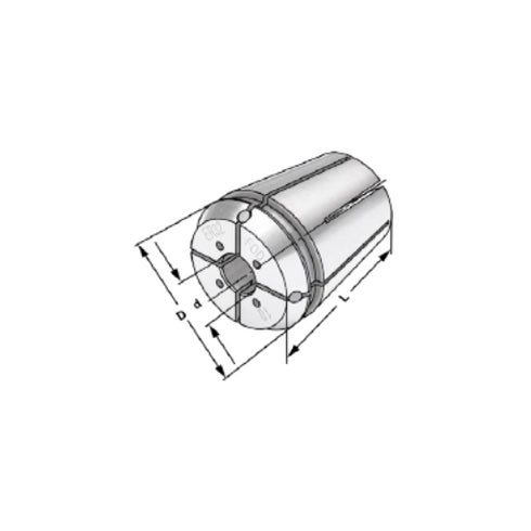 Collet with cooling channels Dimensions