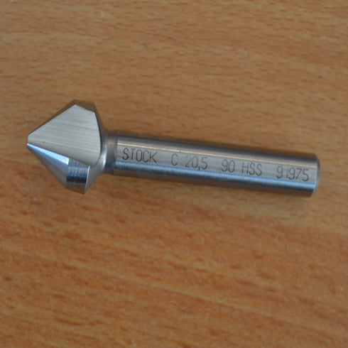 Conical End Mill HSS 3F 90° DIN335, 72346 2