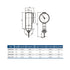 Dasqua Precision Dial Test Indicator with Long Styli