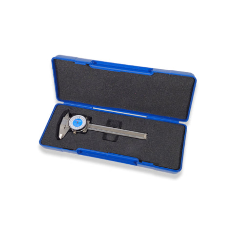 Dial Caliper Double Shock-Proof, DASQUA Made of Solid Stainless Steel case