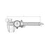 Dial Caliper, MITUTOYO Dimensions