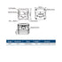 Digital Angle Gauge 4x90° with Magnetic Base, LCD & 0.2° Accuracy dimensions