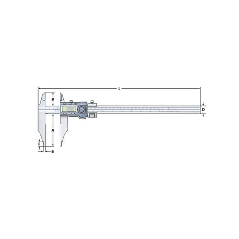 Digital Caliper Heavy Duty Dimensions
