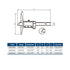 Digital Depth Caliper, DASQUA IP54 Waterproof with Absolute Reference System DIN862
