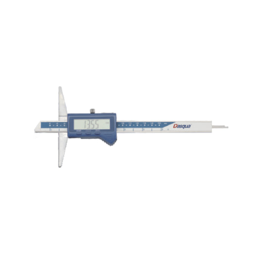 Digital Depth Caliper, DASQUA Solid Stainless Steel with Widened Base DIN862