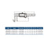 Digital Inside Groove Measuring Caliper IP67, DASQUA Solid Stainless Steel DIN862