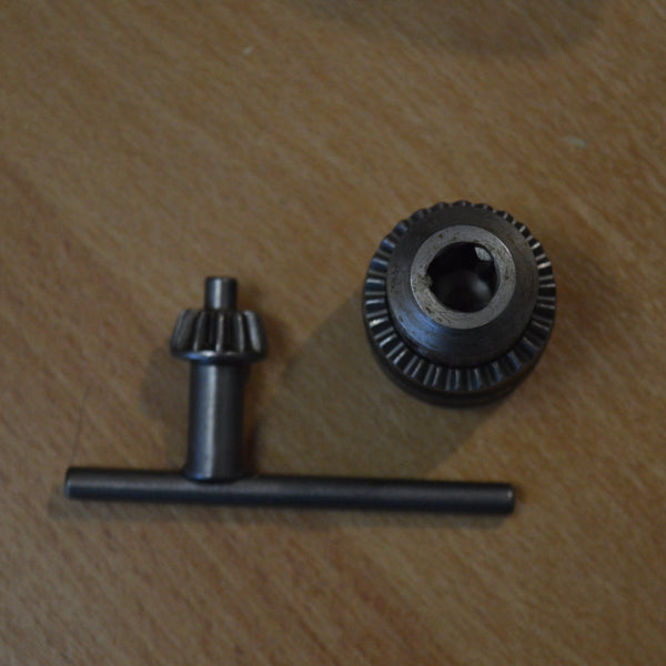 Drill Chuck with Key 1-10mm and 1/2" Mount