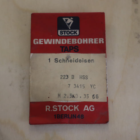 Fine Metric Threading Die MF2.5 x 0.35 HSS DIN 223 STOCK