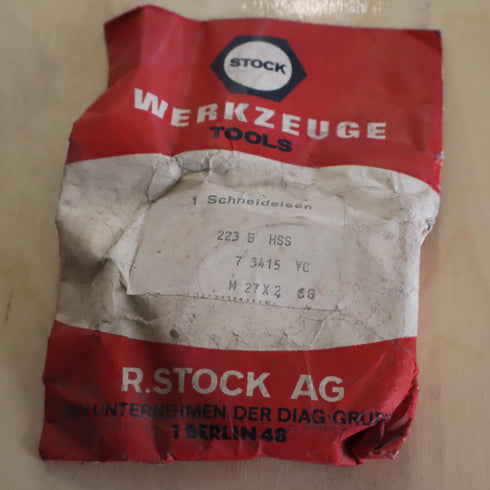 Fine Metric Threading Die MF27 x 2 HSS DIN 223 STOCK