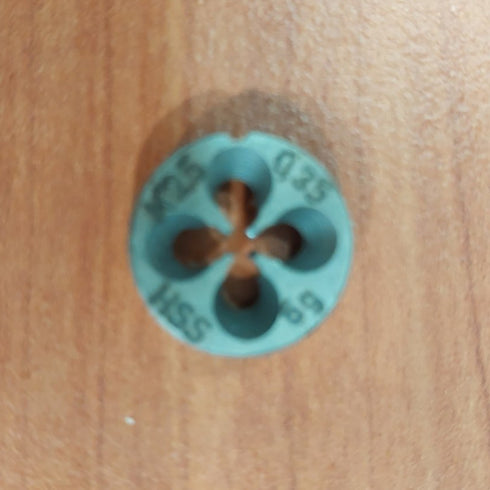 Fine Thread Die (M2.5 x 0.35) HSS DIN223, 73415