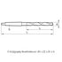 HSS Taper Drill 5xD DIN345, 71300 Dimensions