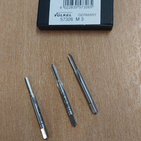 Hand Tap Set M3 HSS-E DIN352