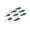Heavy-Duty Screwdriver Set with Go-Through Blade, 8 Pieces