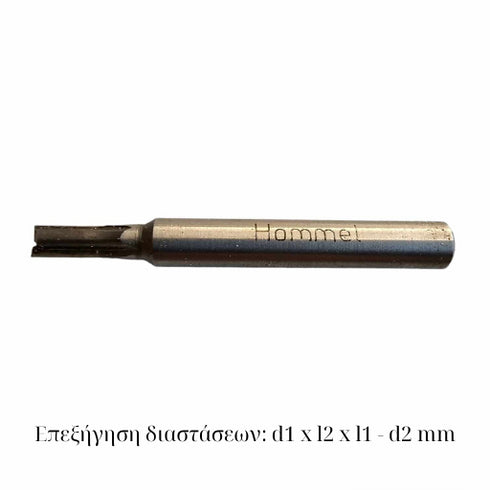 Hommel HSS 2F End Mill without Helix