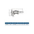 IP67 Digital Centerline Caliper, DASQUA Stainless Steel with Adjustable Conical Points