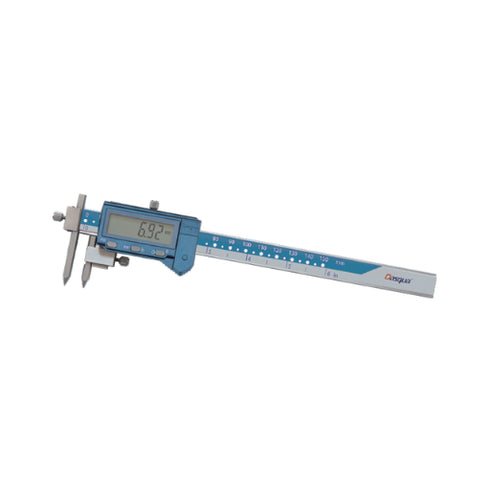 IP67 Digital Centerline Caliper, DASQUA Stainless Steel with Adjustable Conical Points