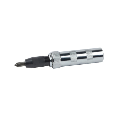 Impact Screwdriver Set with 4 Bits 1/2" in Metal Case