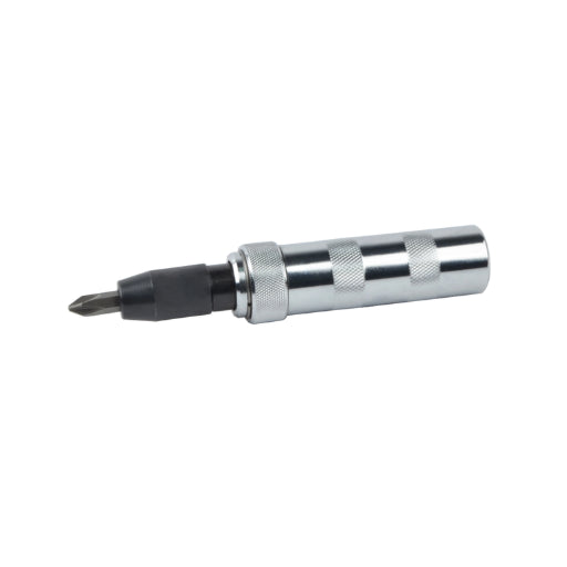 Impact Screwdriver Set with 4 Bits 1/2" in Metal Case