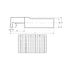 Internal Grooving Tool Bits for Retaining Rings (HSS / HSS-Co5)