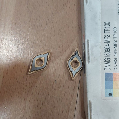 Lathe inserts DNMG 150604-MF2 TP100, SECO