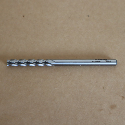 Long Cobalt End Mill 4F DIN844 Φ6