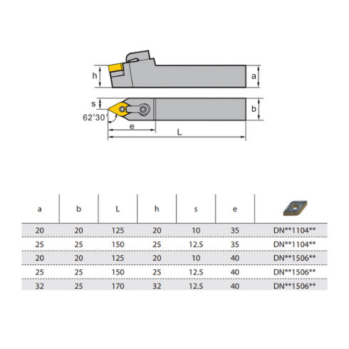 MDPNN-turning-toolholder-dimensions-ZCCCT