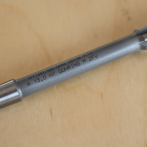 Machine Reamer DIN 212 Straight Shank H7 Ø13 K10 GUHRING