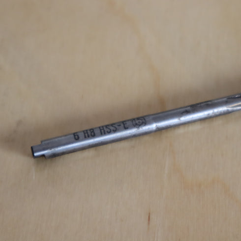 Machine Reamer DIN 212 Straight Shank H8 Ø6 HSSE TF