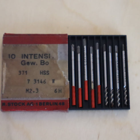 Machine Tap DIN 371 M2.3 HSS-E for Steel & Aluminum (Code 73146)