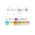 Machine Tap (M3-M10) HSS-E DIN371, 73661 Dimensions