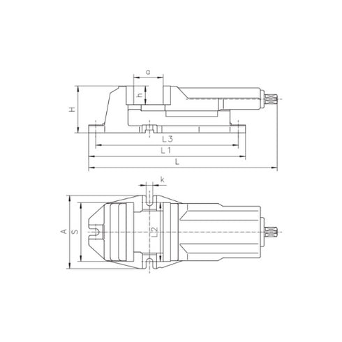 Machine Vice with Movable Jaw Dimensions