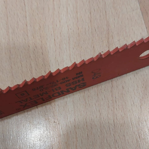 Machine blades 400 x 32 x 2.0 - 6", SANDVIK